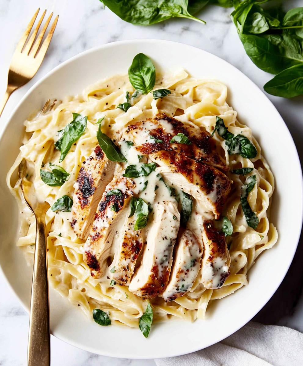 Low Calorie Chicken Alfredo Recipe