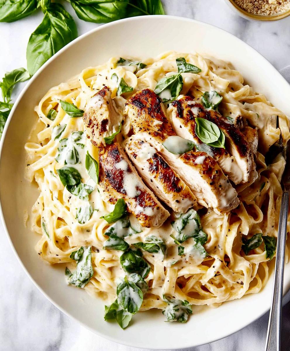 Low Calorie Chicken Alfredo Recipe