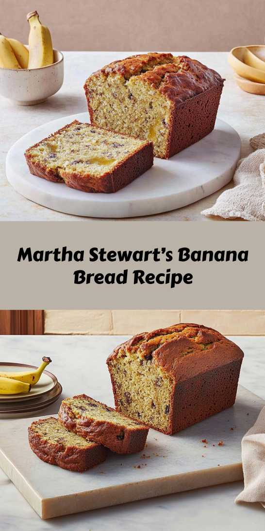 Martha Stewart’s Banana Bread Recipe