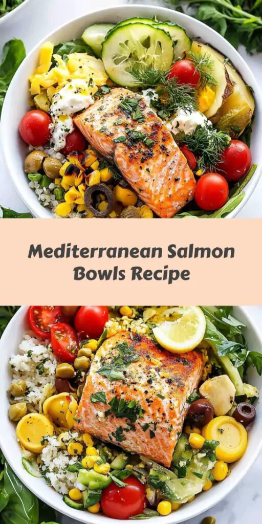 Mediterranean Salmon Bowls Recipe