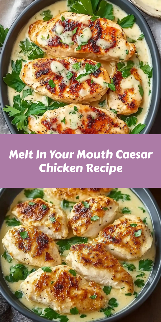 Melt In Your Mouth Caesar Chicken Recipe