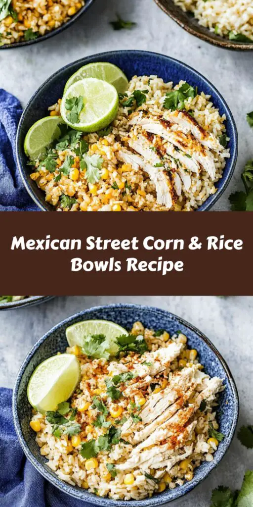 Mexican Street Corn & Rice Bowls Recipe