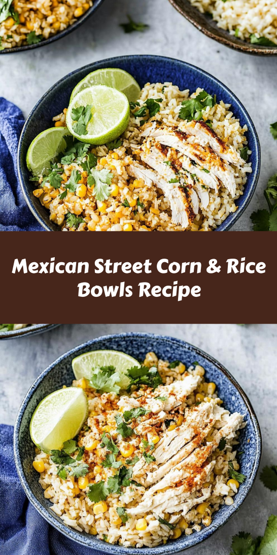 Mexican Street Corn & Rice Bowls Recipe