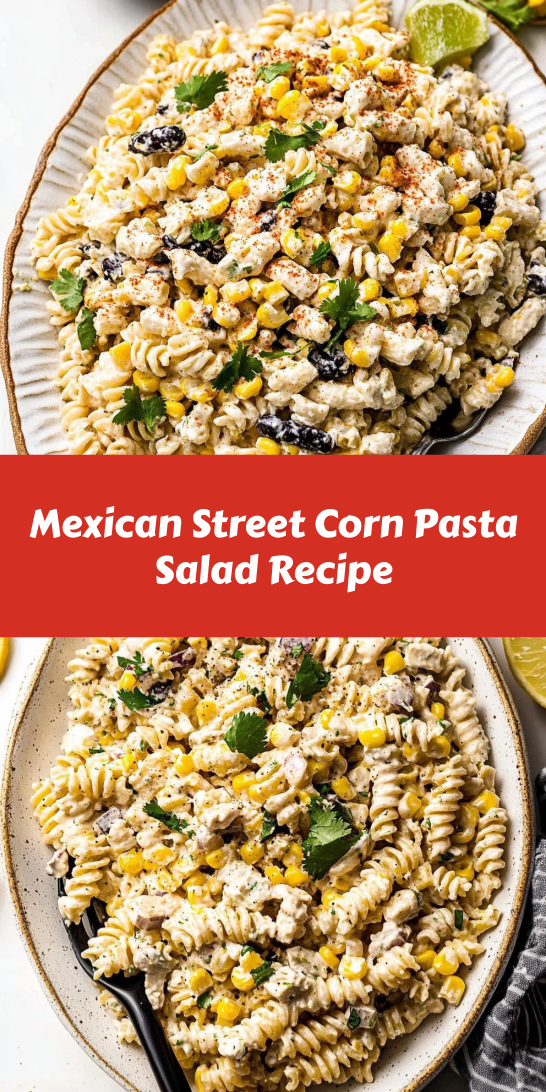 Mexican Street Corn Pasta Salad Recipe