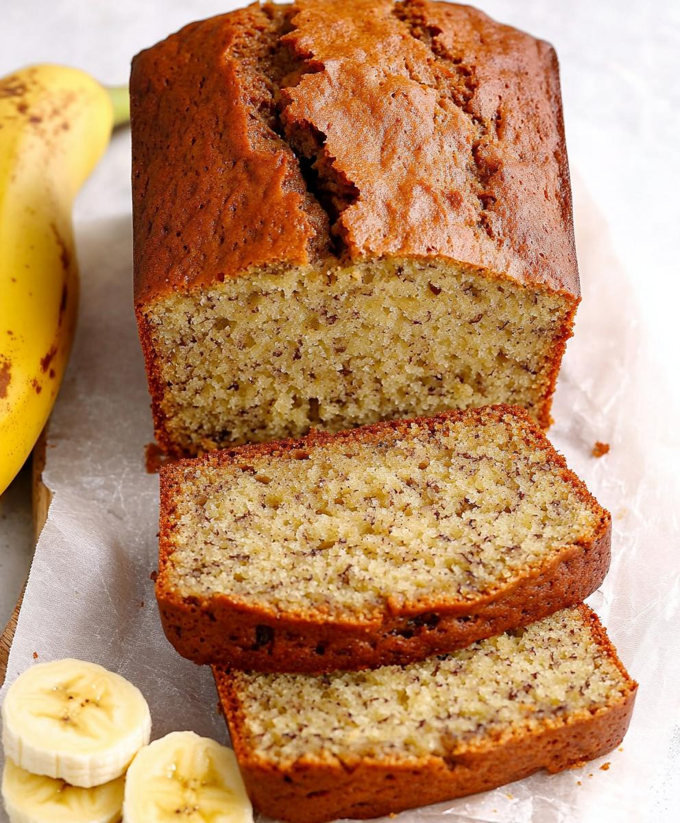 Moist Banana Bread Recipe