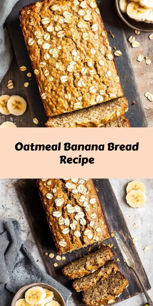 Oatmeal Banana Bread Recipe