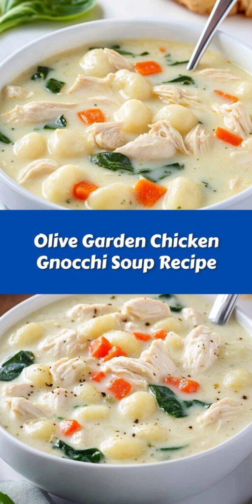 Olive Garden Chicken Gnocchi Soup Recipe