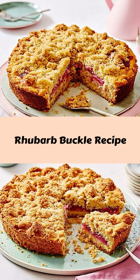 Rhubarb Buckle Recipe