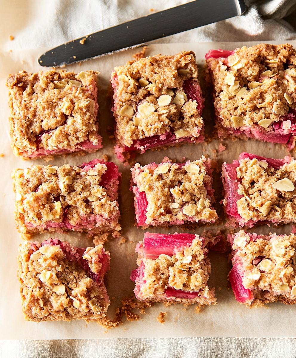 Rhubarb Dream Bars Recipe