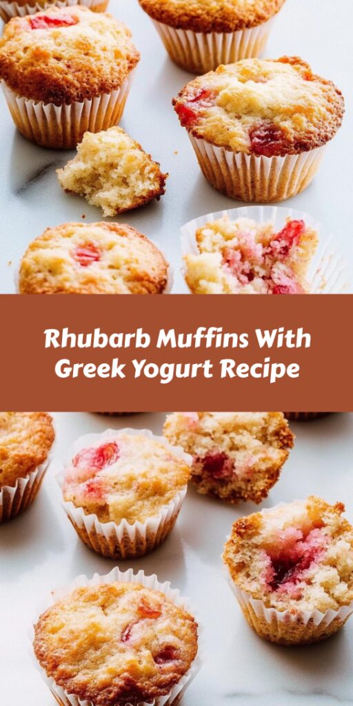 Rhubarb Muffins With Greek Yogurt Recipe
