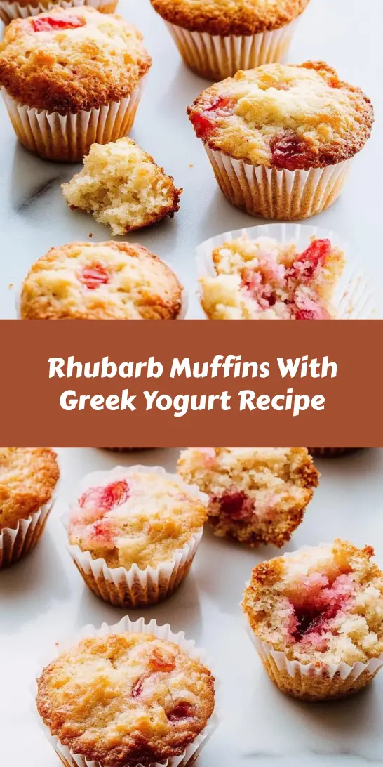 Rhubarb Muffins With Greek Yogurt Recipe
