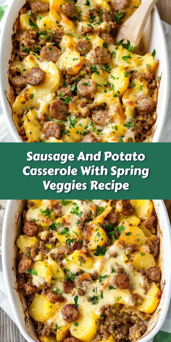 Sausage And Potato Casserole With Spring Veggies Recipe