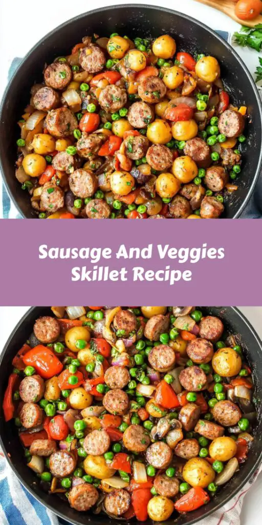 Sausage And Veggies Skillet Recipe