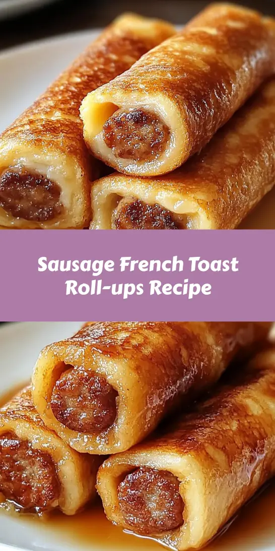 Sausage French Toast Roll-ups Recipe