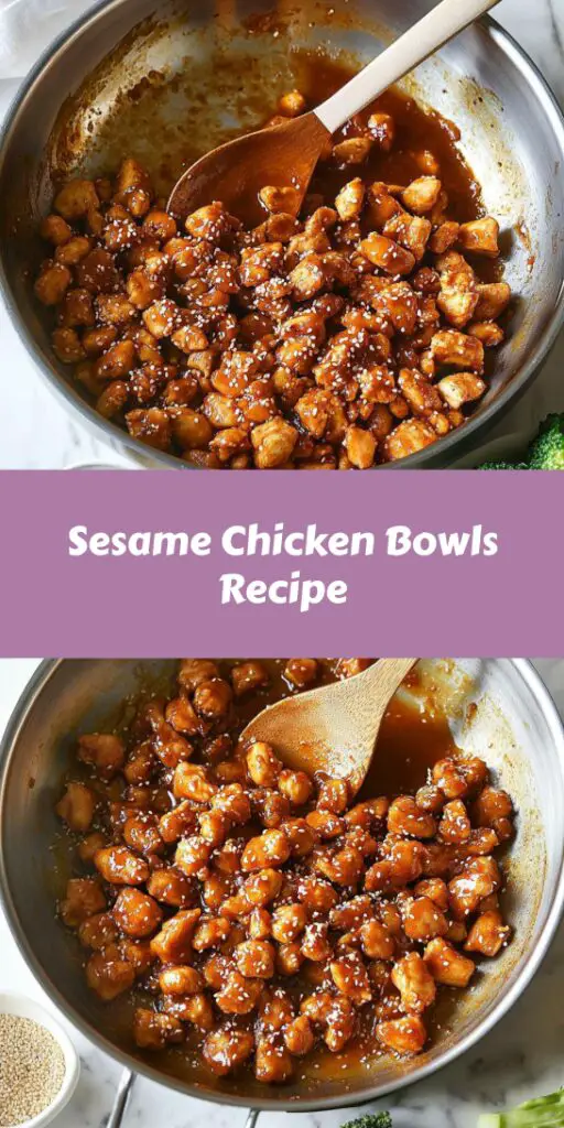 Sesame Chicken Bowls Recipe