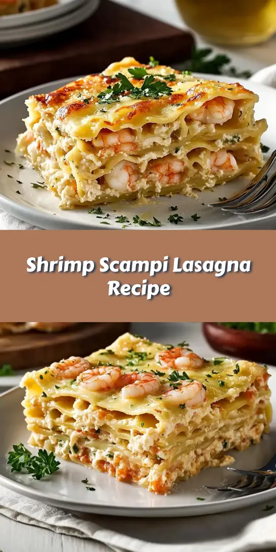 Shrimp Scampi Lasagna Recipe