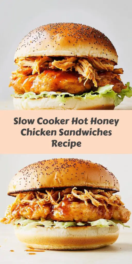 Slow Cooker Hot Honey Chicken Sandwiches Recipe