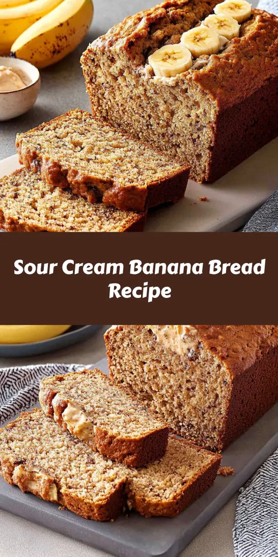 Sour Cream Banana Bread Recipe