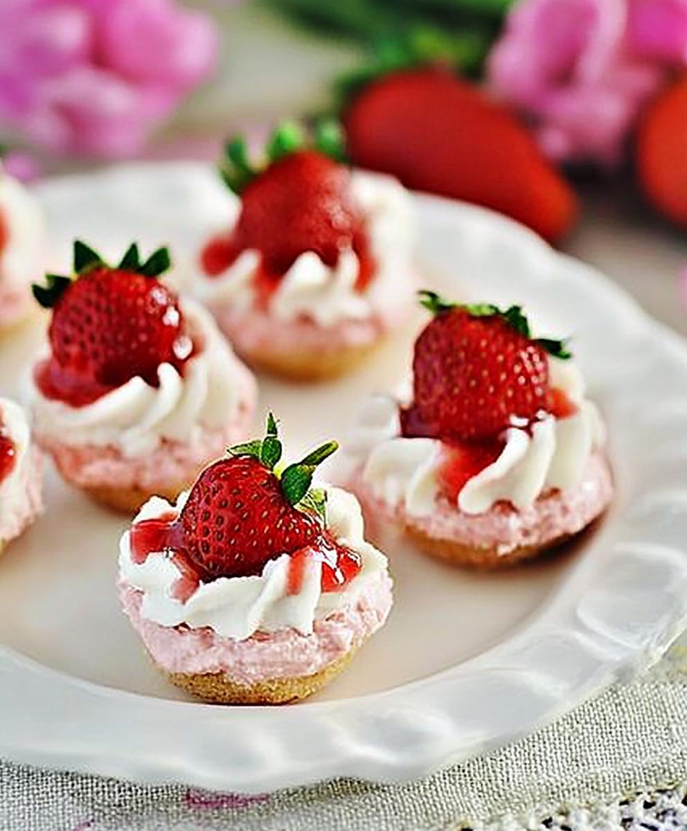 Strawberry Cheesecake Strawberry Bites Recipe