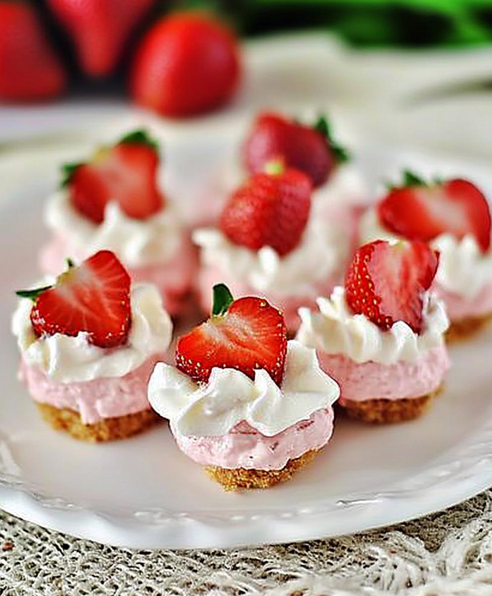 Strawberry Cheesecake Strawberry Bites Recipe