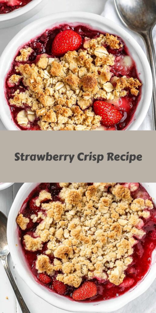 Strawberry Crisp Recipe