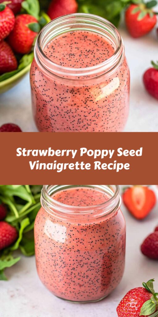 Strawberry Poppy Seed Vinaigrette Recipe