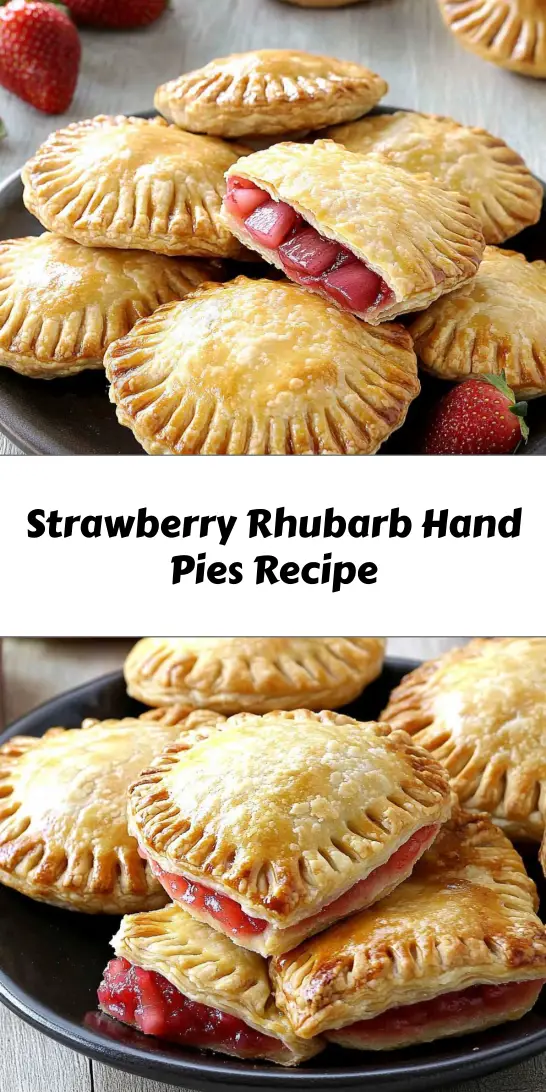Strawberry Rhubarb Hand Pies Recipe