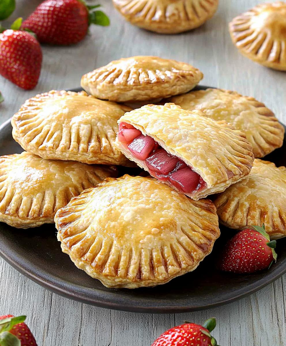 Strawberry Rhubarb Hand Pies Recipe