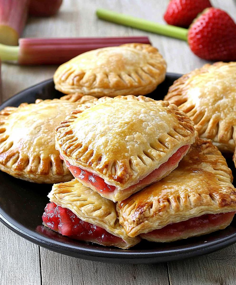 Strawberry Rhubarb Hand Pies Recipe