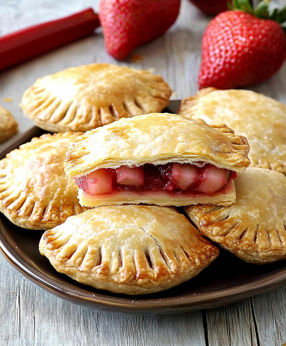 Strawberry Rhubarb Hand Pies Recipe
