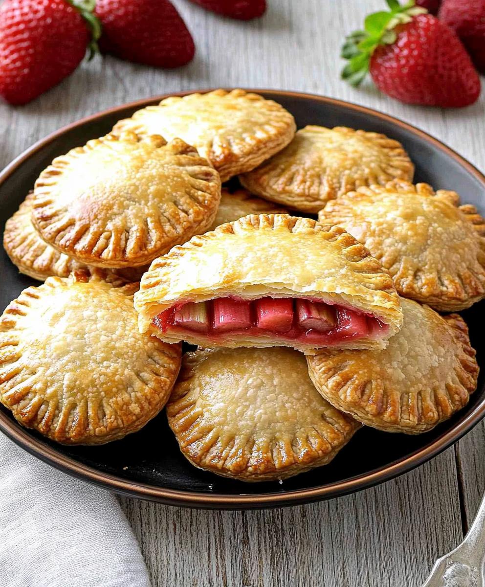 Strawberry Rhubarb Hand Pies Recipe