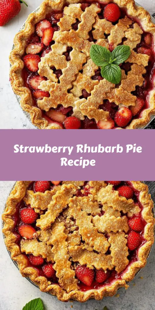 Strawberry Rhubarb Pie Recipe