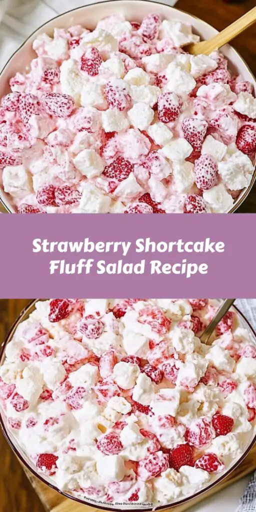 Strawberry Shortcake Fluff Salad Recipe