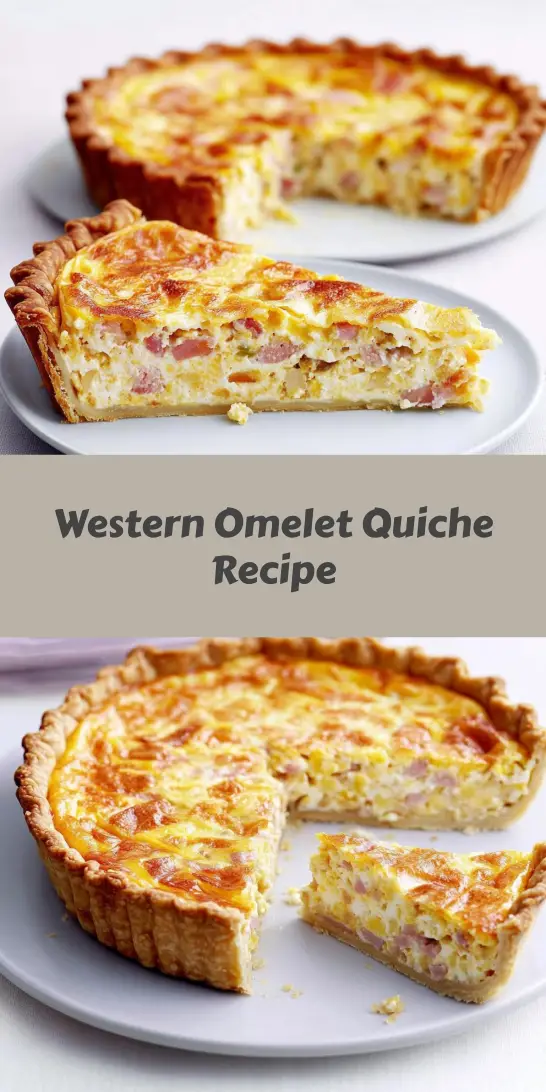 Western Omelet Quiche Recipe