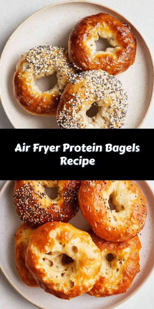 Air Fryer Protein Bagels Recipe