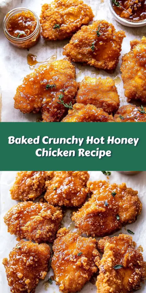Baked Crunchy Hot Honey Chicken Recipe