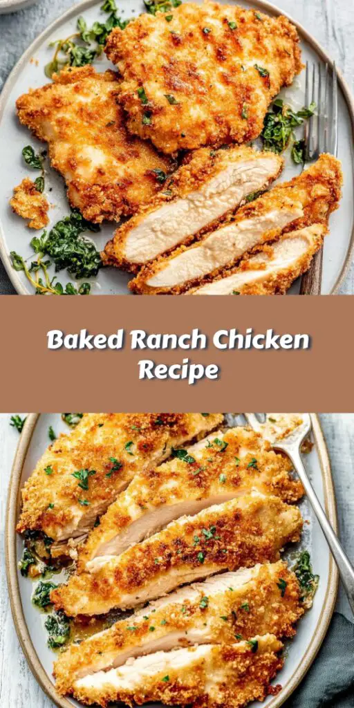 Baked Ranch Chicken Recipe