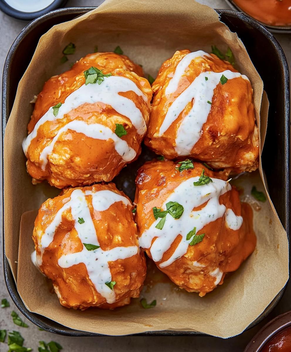 Buffalo Chicken Bombs Recipe