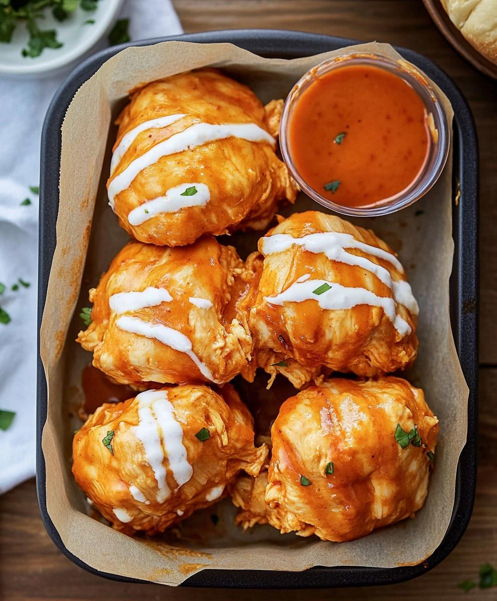 Buffalo Chicken Bombs Recipe