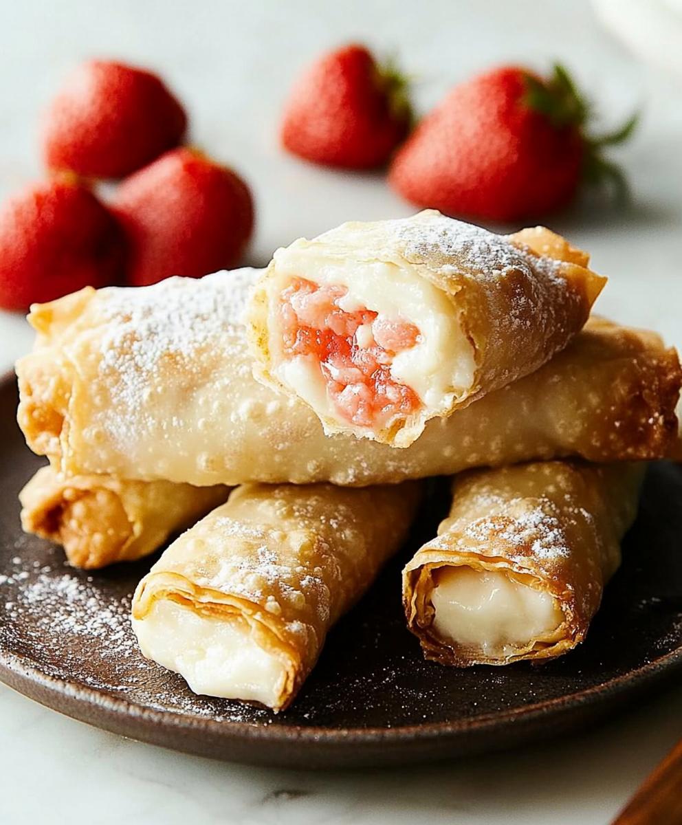 Cheesecake Egg Rolls Recipe