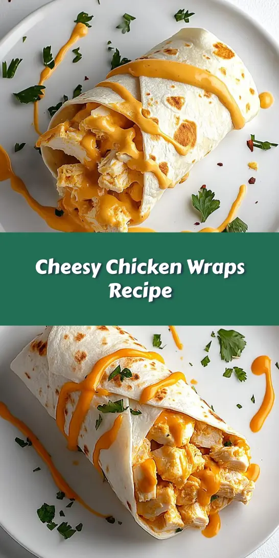 Cheesy Chicken Wraps Recipe