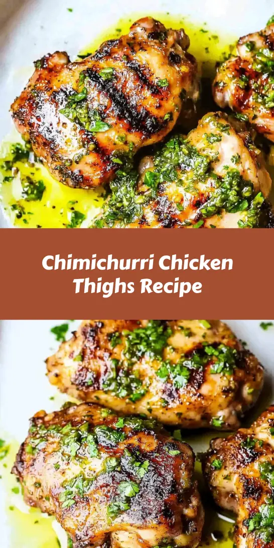 Chimichurri Chicken Thighs Recipe