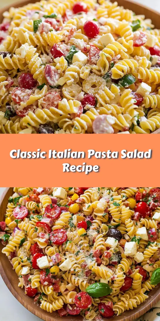 Classic Italian Pasta Salad Recipe