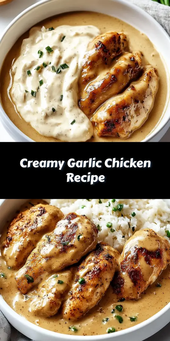 Creamy Garlic Chicken Recipe