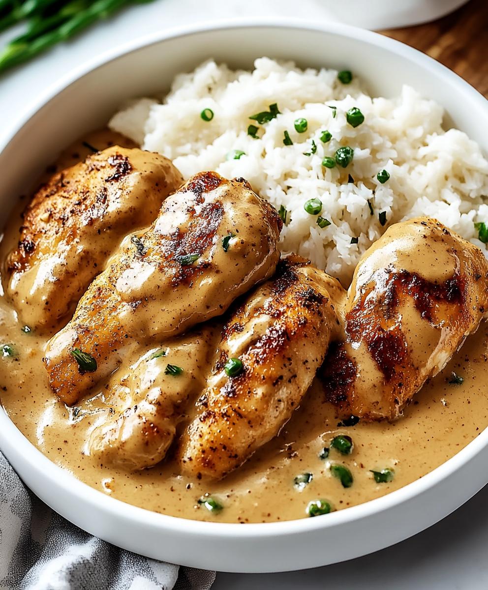 Creamy Garlic Chicken Recipe