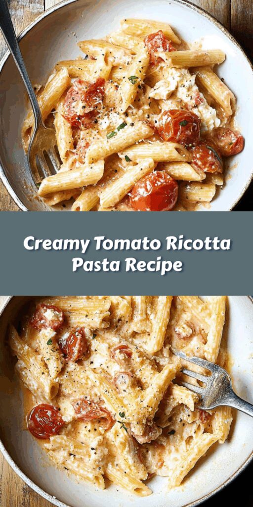 Creamy Tomato Ricotta Pasta Recipe