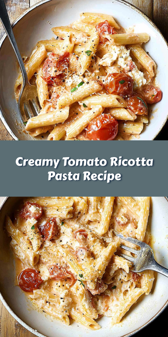 Creamy Tomato Ricotta Pasta Recipe