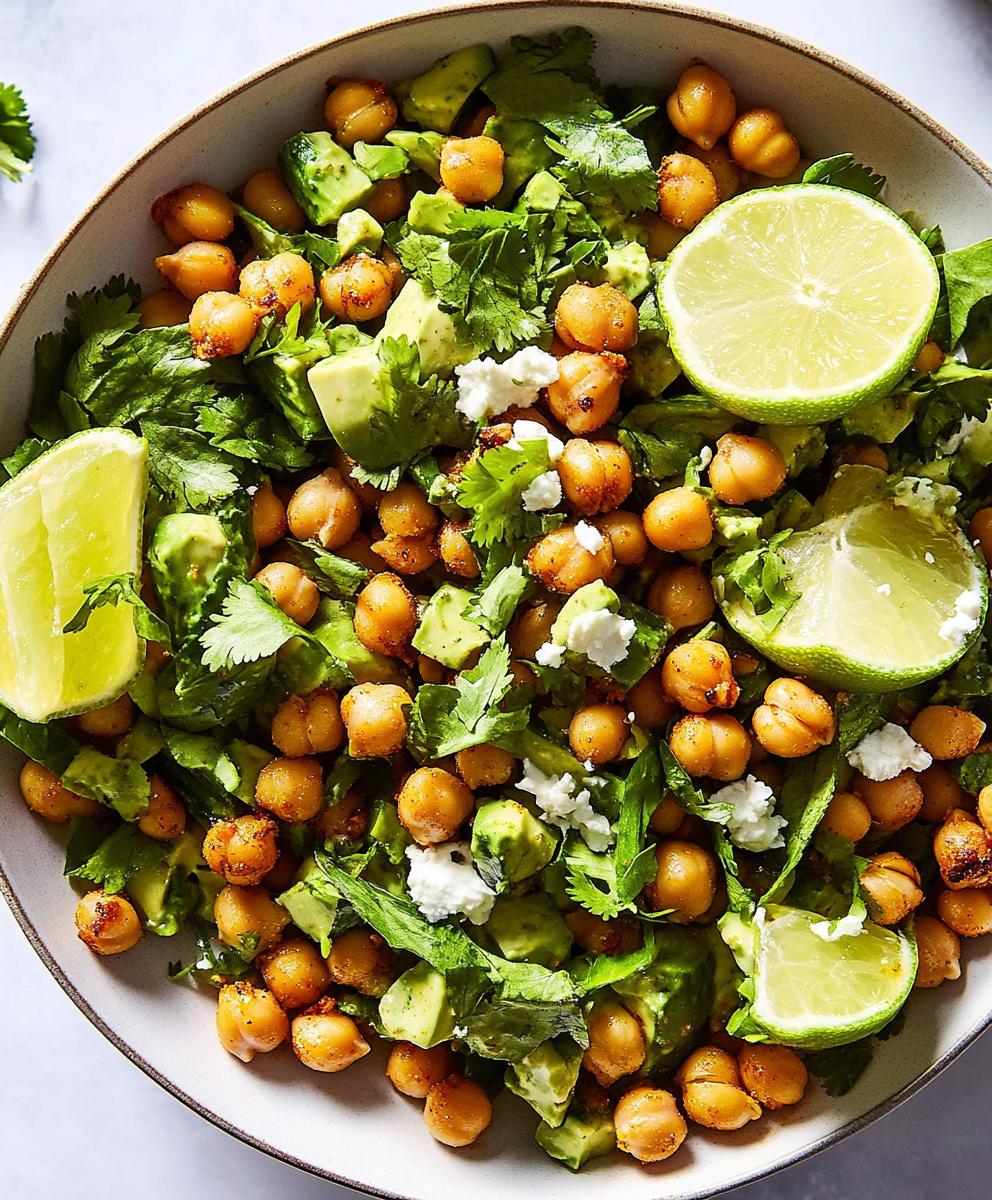 Crispy Chili-lime Chickpea Salad Recipe