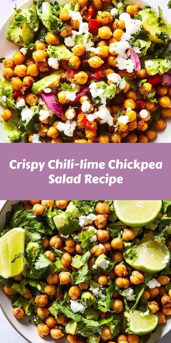 Crispy Chili-lime Chickpea Salad Recipe