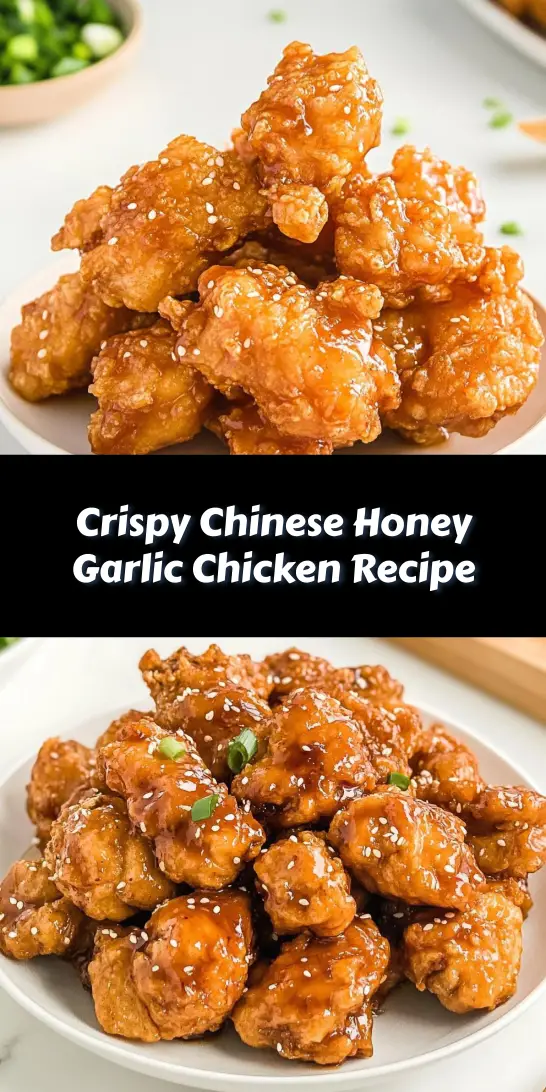 Crispy Chinese Honey Garlic Chicken Recipe